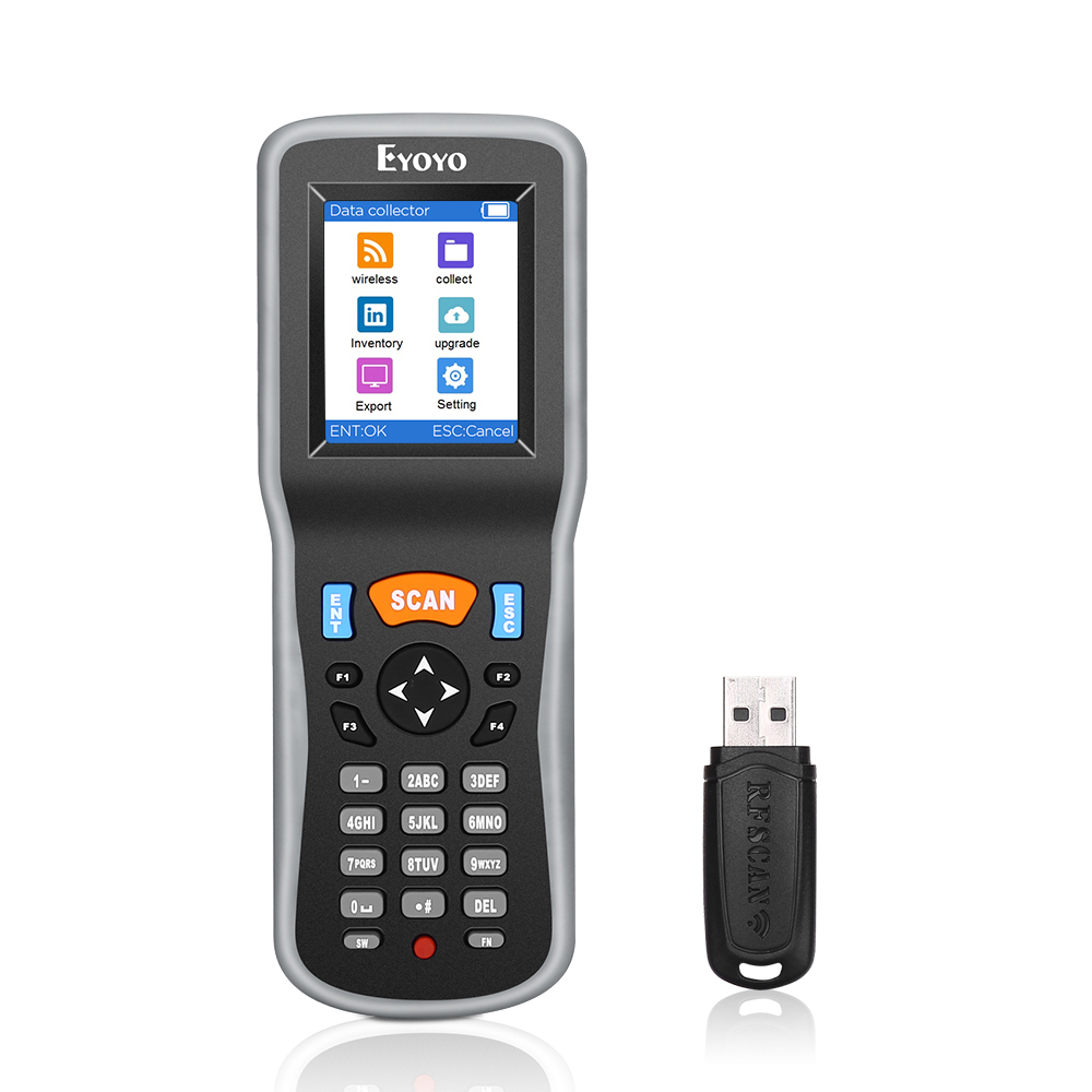 Document Scanner Portable - Eyoyo 1D Bezprzewodowy skaner kodów kreskowych