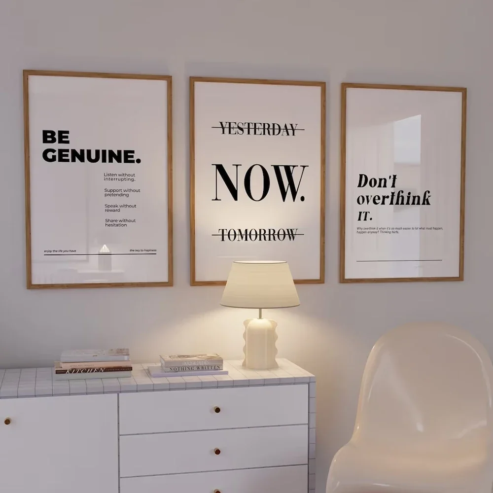 Home Office Room Inspiration - Minimalistyczna motywacja Focus twarda praca inspirująca