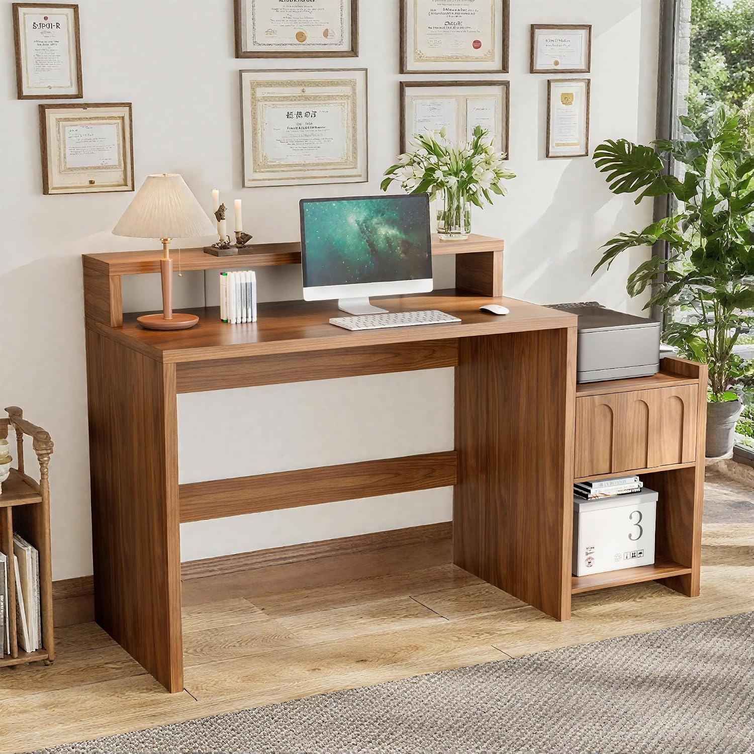 Home Office Work Table - Biurko executive o długości 60 cali