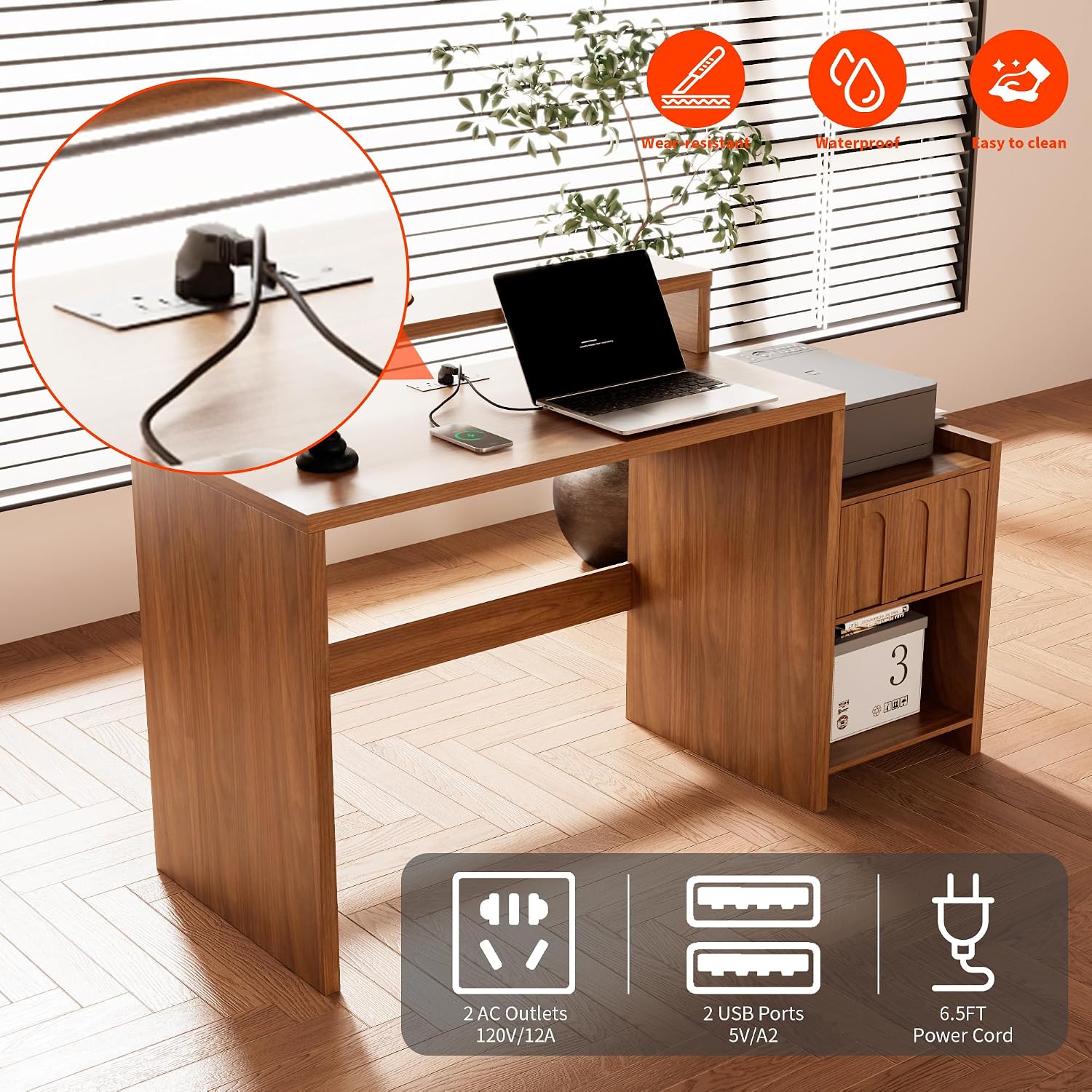 Biurko executive o długości 60 – Home Office Work Table recenzja i cena