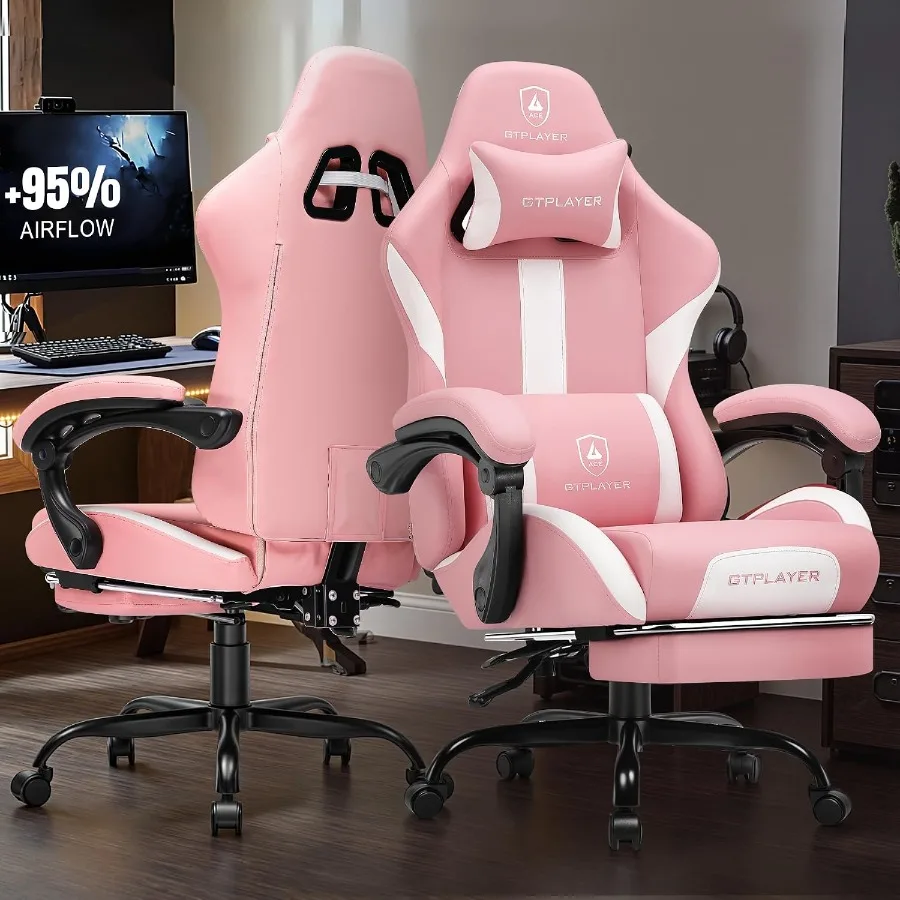 Krzesło do gier z podnóżkiem i – Ergonomic Office Chair recenzja i cena