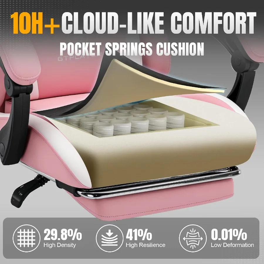 Krzesło do gier z podnóżkiem i – Ergonomic Office Chair recenzja i cena