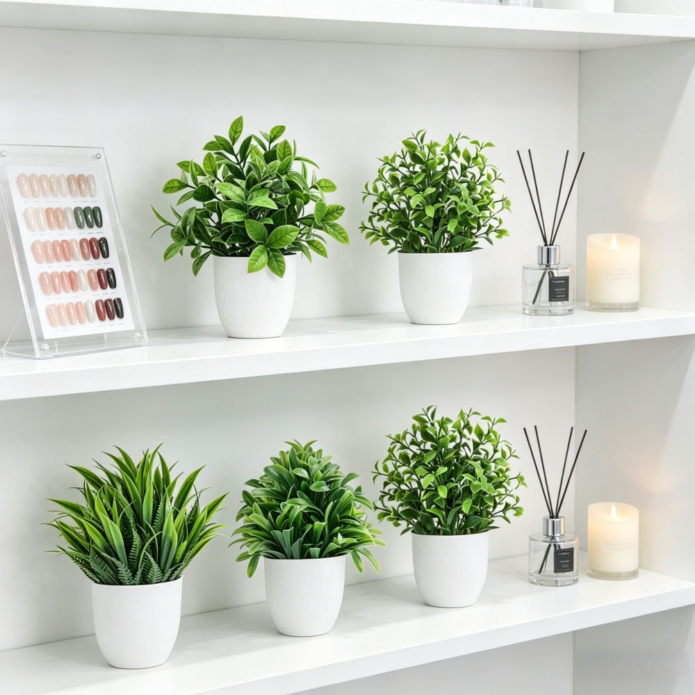 4 szt./zestaw Mini Sztuczne Ro – Home Office Layout recenzja i cena