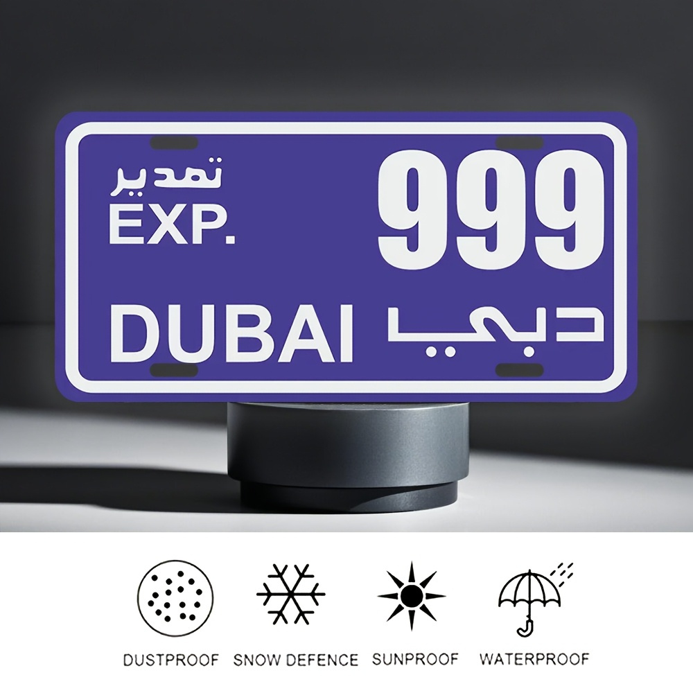 Metalowy tabliczka z numerem r – Home Office Dubai recenzja i cena